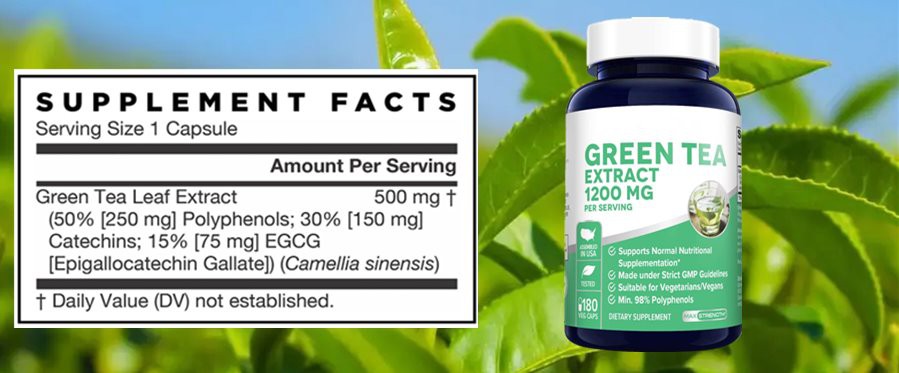 green tea extract capsule