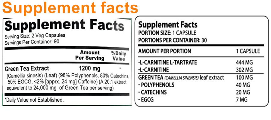 slim green tea capsule